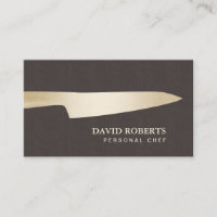 Chef Modern Gold Knife Professionnel