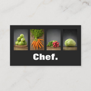 Carte De Visite Chef nutritionnel élégant et professionnel moderne