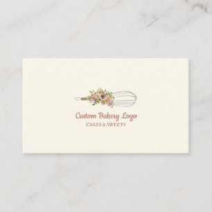 Carte De Visite Chef pâtisserie cuisine Whisk