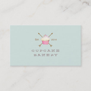Carte De Visite Chef pâtisserie Cupcake Simple et Whimsical