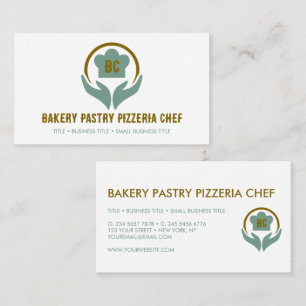 Carte De Visite Chef pâtissier boulangerie Pizzeria Cook
