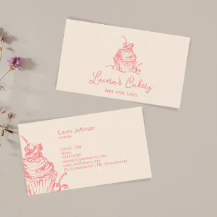 Carte De Visite Chef pâtissier pâtissier pâtissier de la boulanger