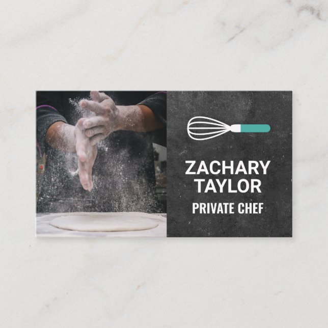 Carte De Visite Chef pâtissier | Whisk (Devant)