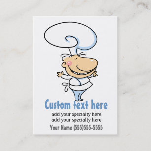 Carte De Visite Chef personnel/carte promotionnelle de