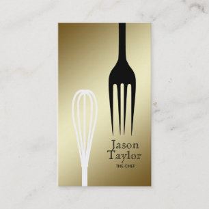 Carte De Visite Chef Restaurant Cuisine Cuisine Cuisine Cuisine Wh