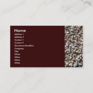 Carte De Visite Chert de gravier