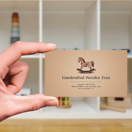 Carte De Visite Cheval à roche - Jouets en bois