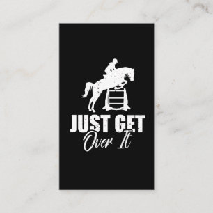 Carte De Visite Cheval-Cheval-Cheval-Cheval-Jump-Jumping Show