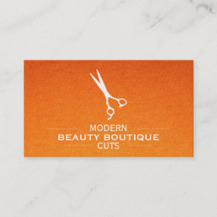 Carte De Visite Cheveux avec diviseurs Gradient Textile