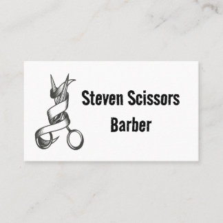 Carte De Visite Cheveux Barber