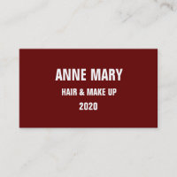 Cheveux blancs rouges et maquiller élégant Burgund