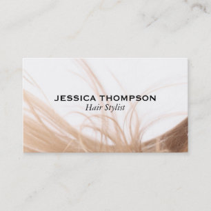 Carte De Visite Cheveux Blonde