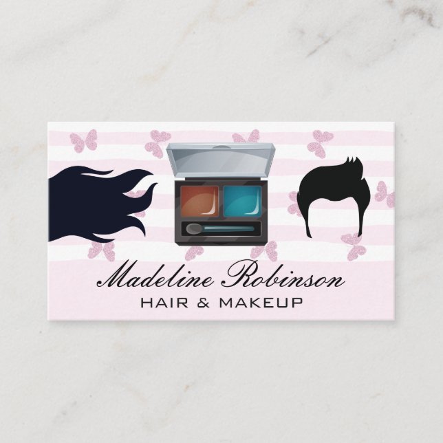 Carte De Visite Cheveux | Outils de maquillage (Devant)
