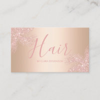 Cheveux roses de paume de parties scintillantes