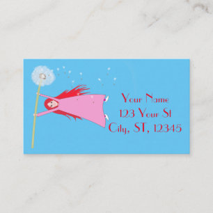 Carte De Visite Cheveux roux Dandelion Girl Thunder_Cove