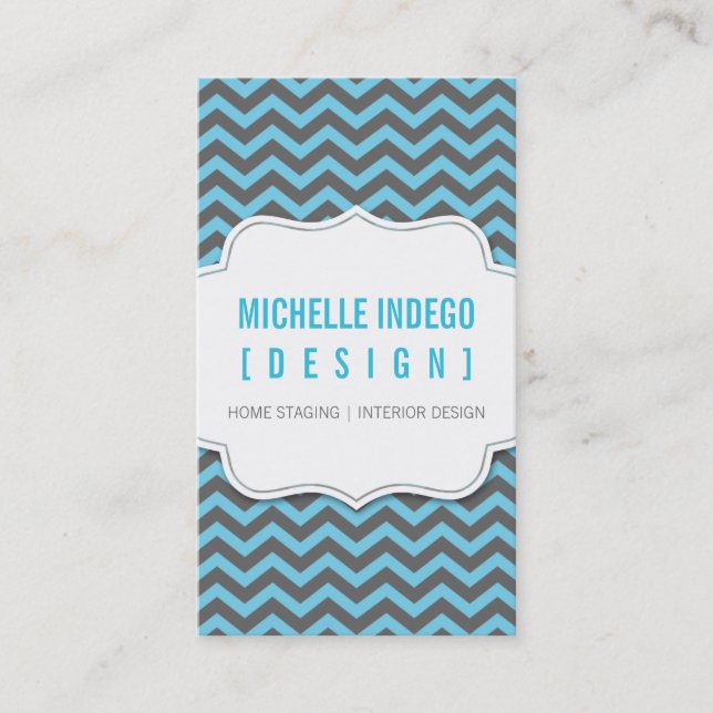 CARTE DE VISITE :: chevron3 6P (Devant)