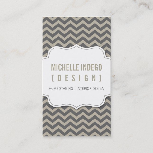 CARTE DE VISITE :: chevron3 9P (Devant)