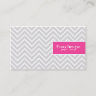 Carte De Visite Chevron chic