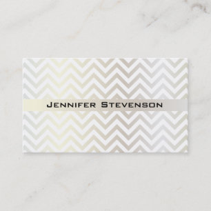 Carte De Visite Chevron (Shine)