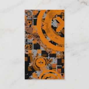 Carte De Visite chex orange vertical