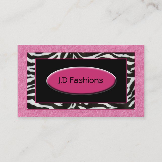 Carte de visite chic (Devant)