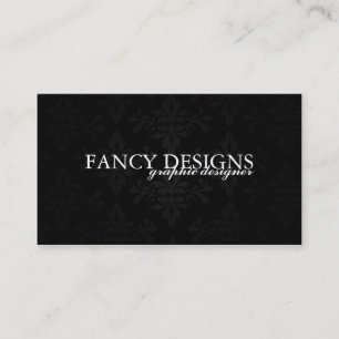 Carte De Visite Chic Damask