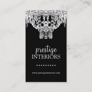 CARTE DE VISITE CHIC DE LUSTRE