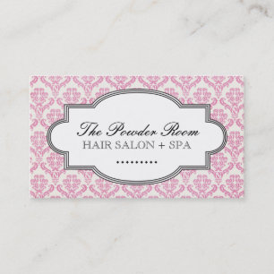Carte de visite chic de salon et de spa
