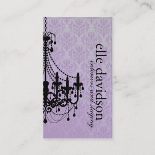 Carte de visite chic d'organisateur