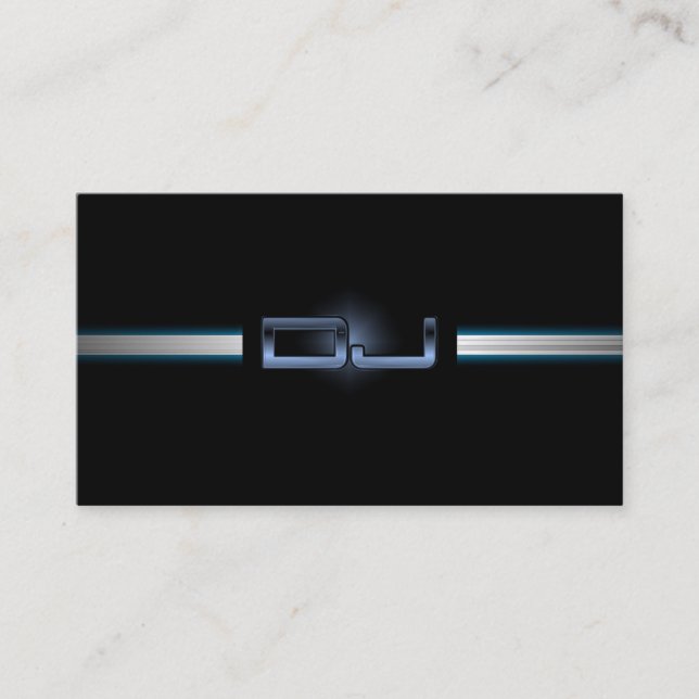 Carte de visite chic du DJ (Devant)