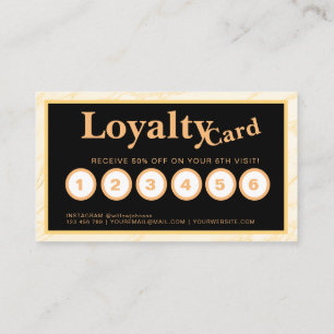 Carte De Visite Chic maquillage Artiste Salon de cheveux Loyaly Ca