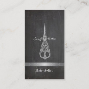 Carte De Visite Chic professionnel chic ciseaux tableau