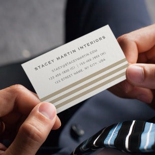 Carte De Visite Chic Retro Vintage les années 70 80s