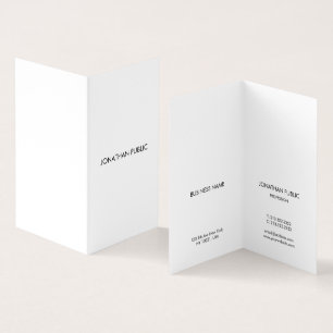 Carte De Visite Chic simple élégant professionnel minimaliste
