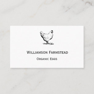 Carte De Visite Chickens Farm Farmers Market Hens Eggs