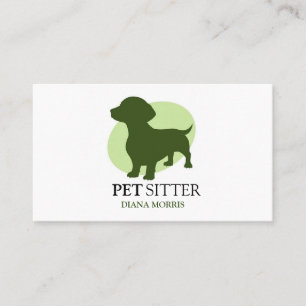 Carte De Visite Chien Animal Animaux Animaux Logo Clinique vétérin