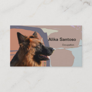 Carte De Visite Chien berger allemand