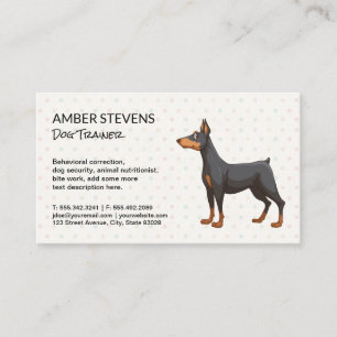 Carte De Visite Chien debout   Formation