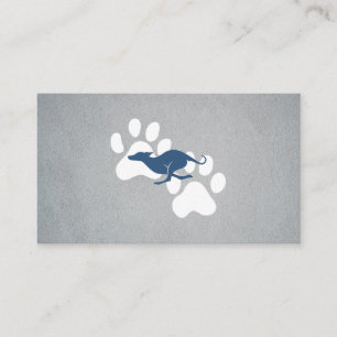 Carte De Visite Chien en course   Pattes