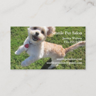 Carte De Visite Chien heureux