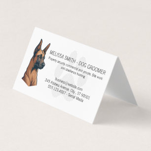 Carte De Visite Chien K9 Patte