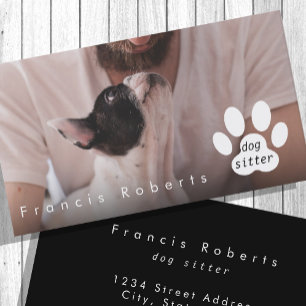Carte De Visite chien   photo