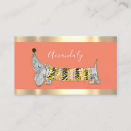 Carte De Visite Chien Sitter Animaux de compagnie Mode Boutique So