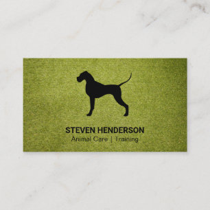 Carte De Visite Chien Sitter Services animaux Formateur