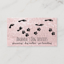 Carte De Visite Chien Sitter Services pour animaux de compagnie Gr