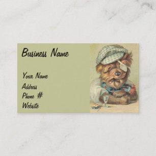 Carte De Visite Chien vintage mignon