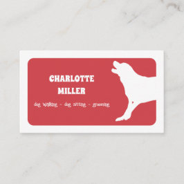 Carte De Visite Chien Walker Chien Sitter QR