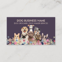 Chiens de garde d'animaux de compagnie violets