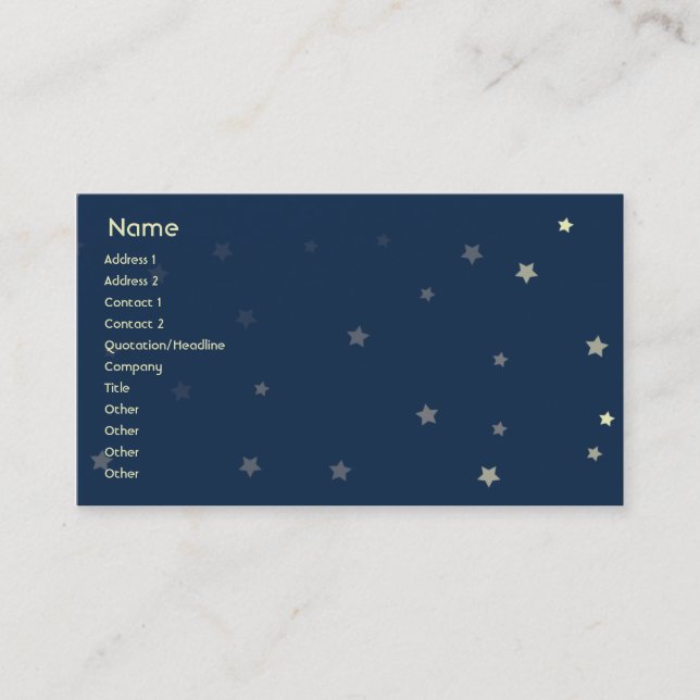 Carte De Visite Chiens de sommeil - affaires (Devant)