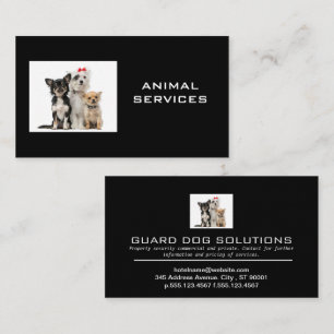 Carte De Visite Chiens en groupe